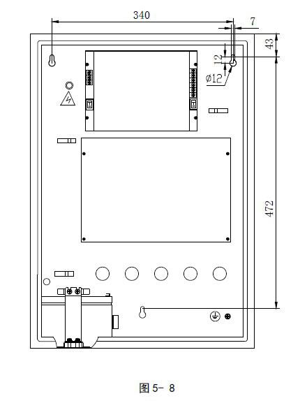 GST-QKP04、GST-QKP04/2氣體滅火控制器安裝示意圖